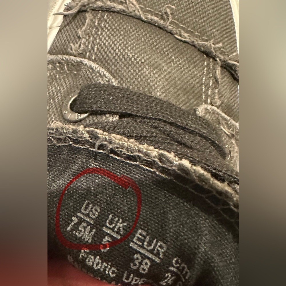 Blowfish Malibu Faded Black Canvas Sneakers - Picture 6 of 8